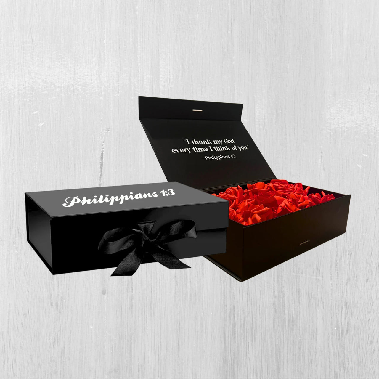 RedeemedRose™ Scripture Gift Box (w/ Roses)