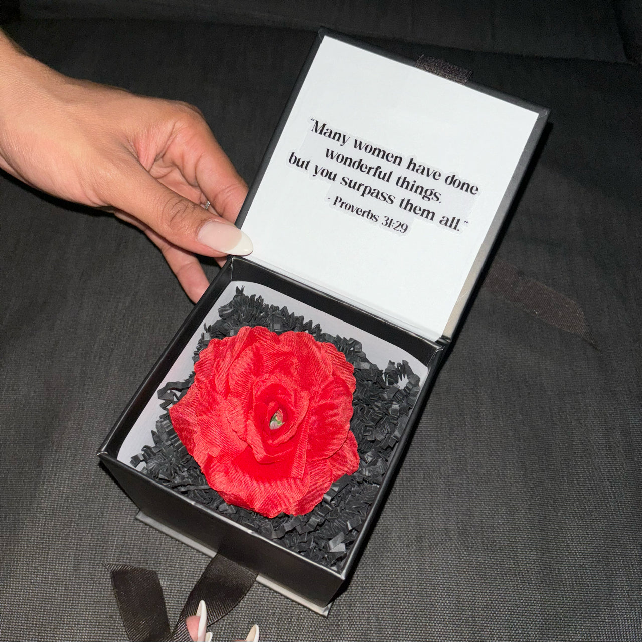 RedeemedRose™ Mini Scripture Gift Box